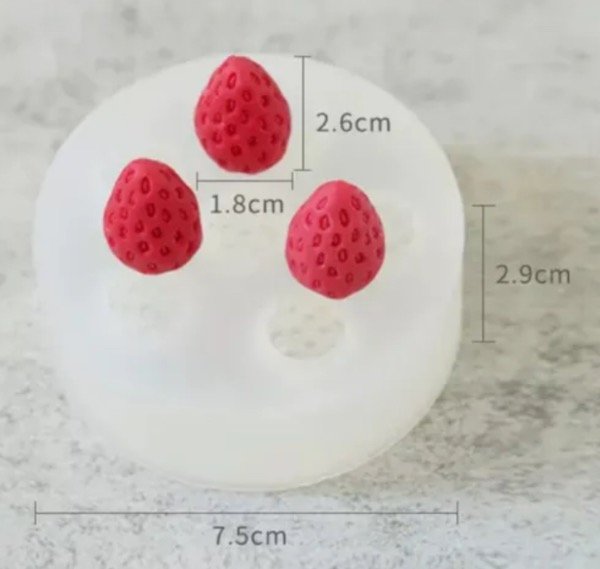 Producto - MOLDE SILICONA MINI FRUTILLAS