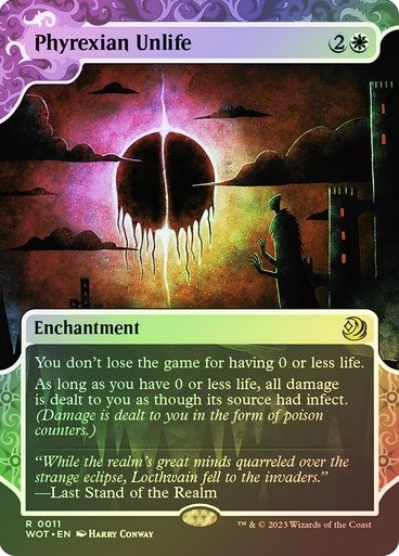 Producto - Phyrexian Unlife (Showcase Foil)