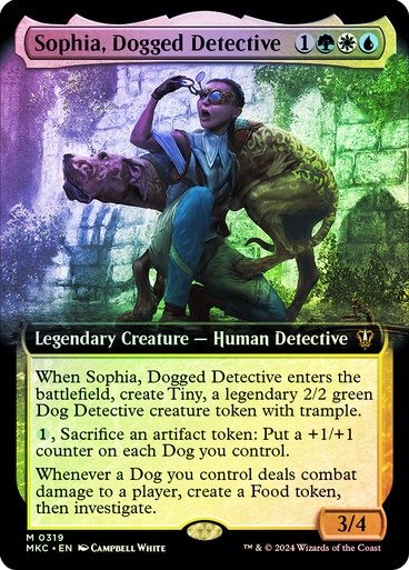 Producto - Sophia, Dogged Detective (Extended Art Foil)