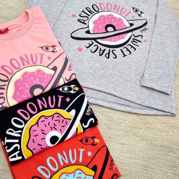 Producto - Remera manga larga Astrodonut (Talle 6)