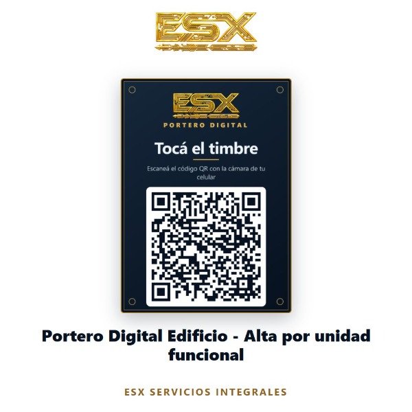 Producto - Portero Digital Edificio - Alta por unidad funcional - 0