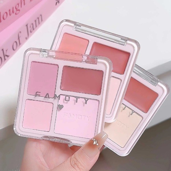 Producto - Cuarteto de rubores Famoty "Soft Light Four Color Blush"