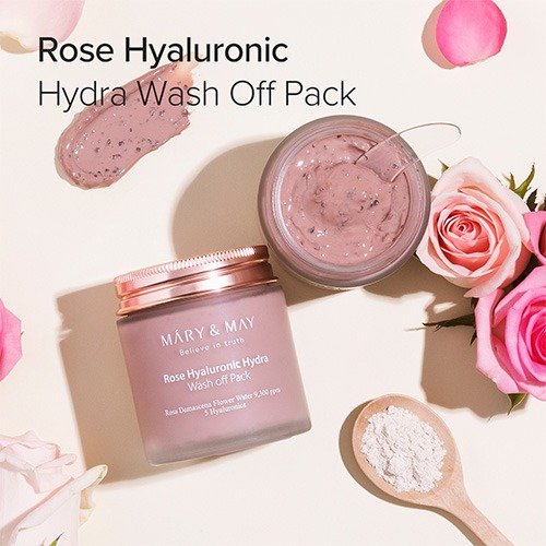 Producto - Mary and May Rose Hyaluronic Hydra Wash off Pack 125g - 1