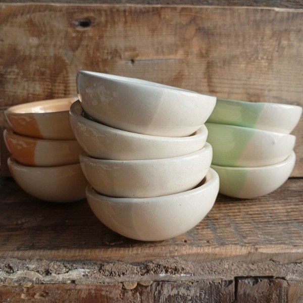 Producto - Cuenco Mini / Macetita - Natural y Gris