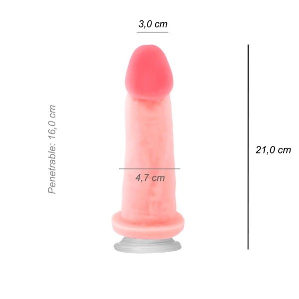 Producto - DILDO SUPER CYBER SKIN VENTOSA