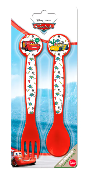 Producto - Cubiertos -PP- (Pack x2) "Cars"