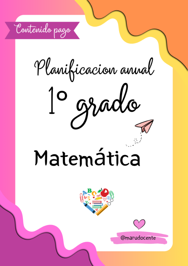Producto - ANUAL MATEMÁTICA - PRIMER GRADO