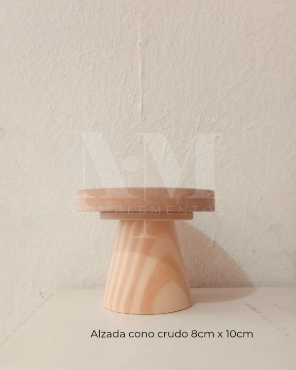 Producto - Alzada cono 8x10 crudo