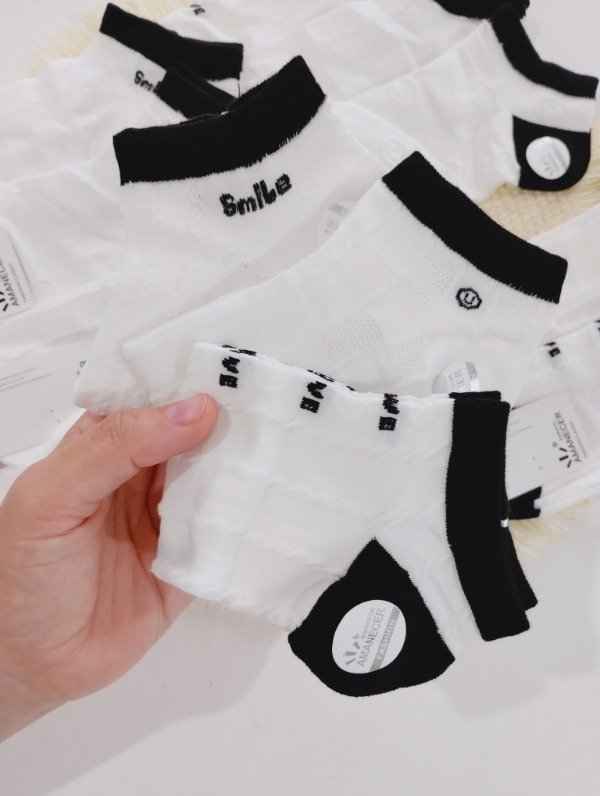 Producto - Soquetes amanecer con relieve M847 x docena del 35-40