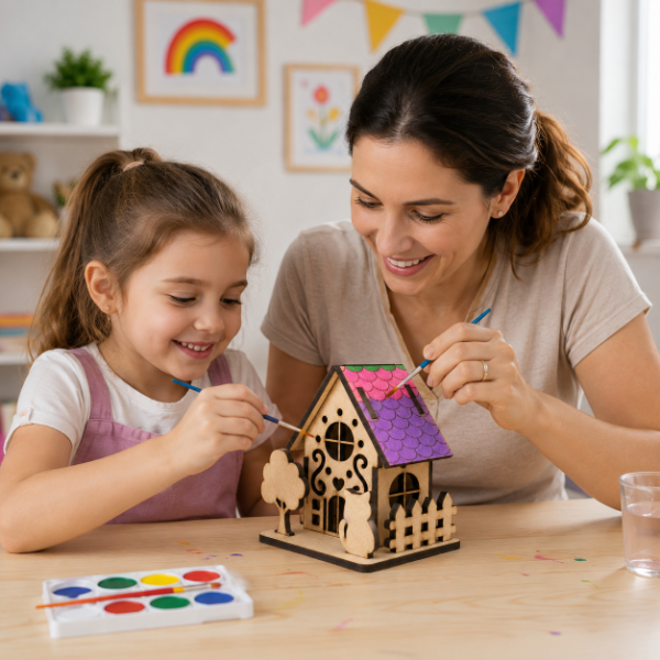 Producto - Souvenir Casita 3d Para Armar Y Pintar - 3