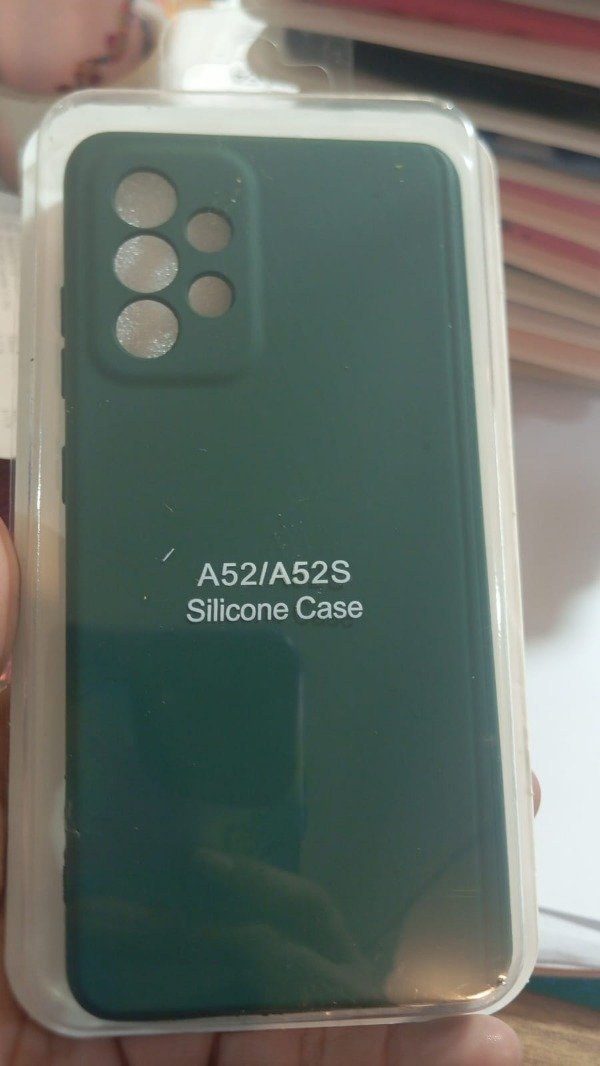 Producto - Funda Silicone Case Verde para Samsung A52