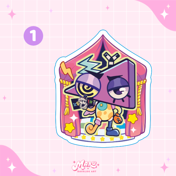 Producto - Digital Circus 2 - Stickers - 1