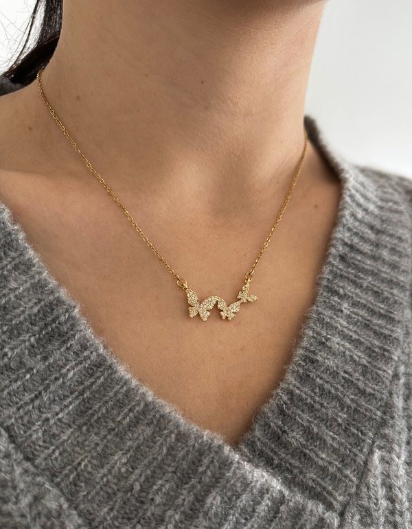 Producto - Collar Mariposas Gold