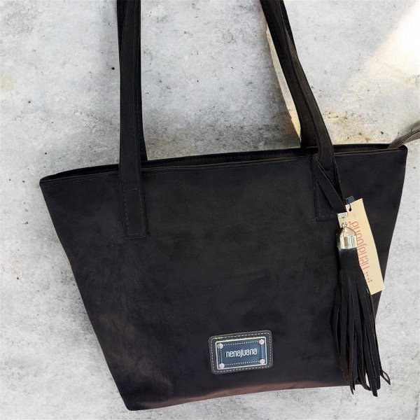Producto - Cartera TOTE símil gamuza - 0
