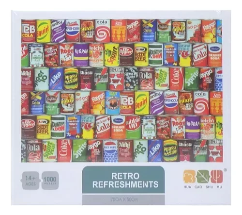 Producto - Puzzle Retro Refreshments (Faydi) 1000 piezas