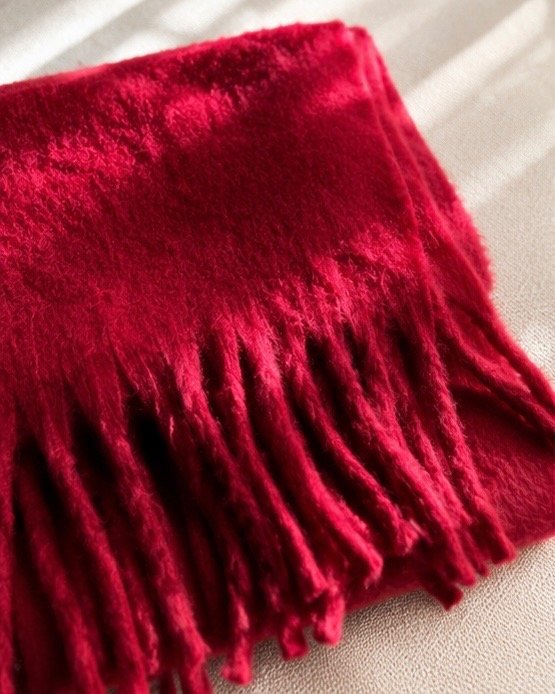 Producto - Bufanda nube rojo