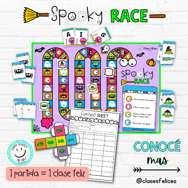 Producto - Spooky race - Tu clase lista