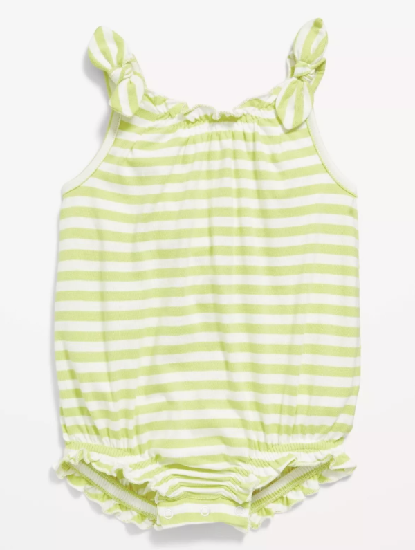 Producto - Enterito para Niñas Marca OLD NAVY Blanco y Verde