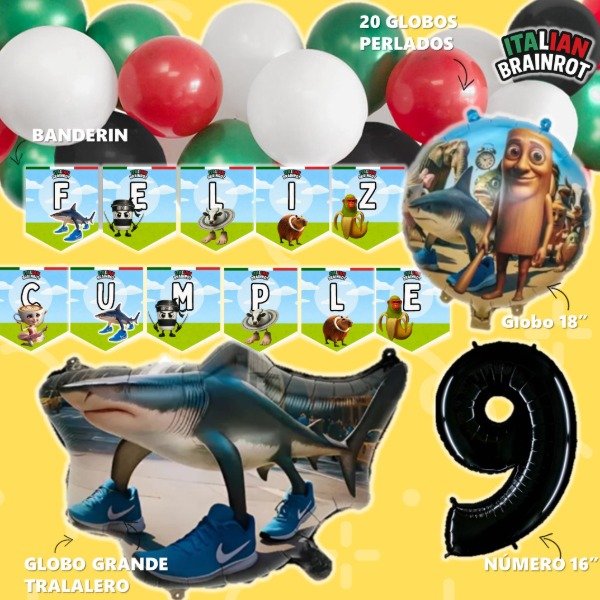 Producto - COMBO GLOBOS TRALALERO