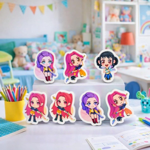 Producto - Gomas de Borrar XL Guerreras K-POP