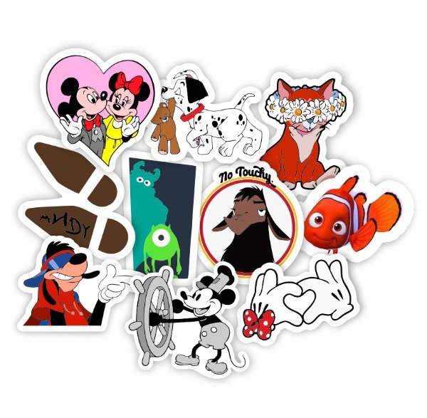 Producto - Pack Disney - 10 stickers 6 cm