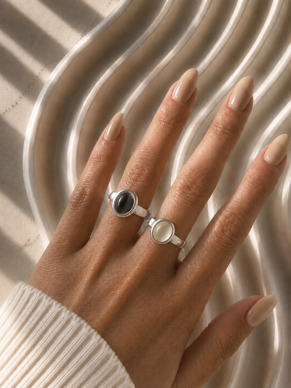 Producto - ANILLO DE PLATA PIEDRA OJO DE GATO 0201