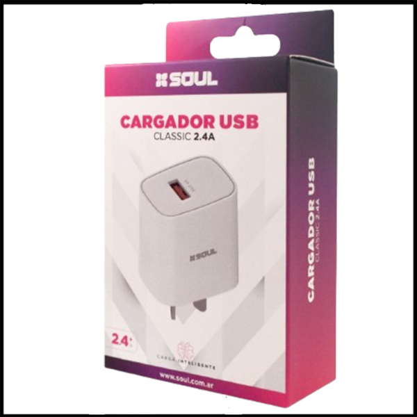 Producto - Cargador USB Soul Classic 2.4A