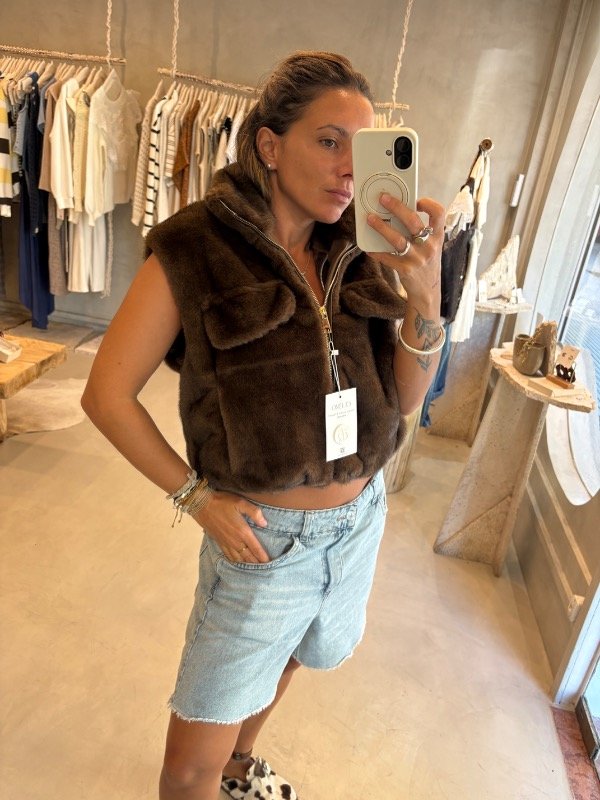 Producto - Chaleco Piel Choco