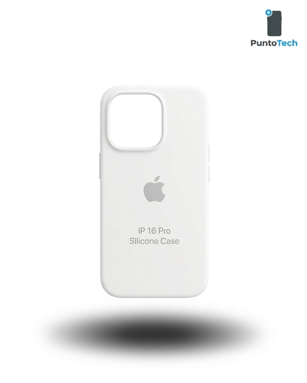 Producto - Silicon case iPhone 16 Pro Blanco