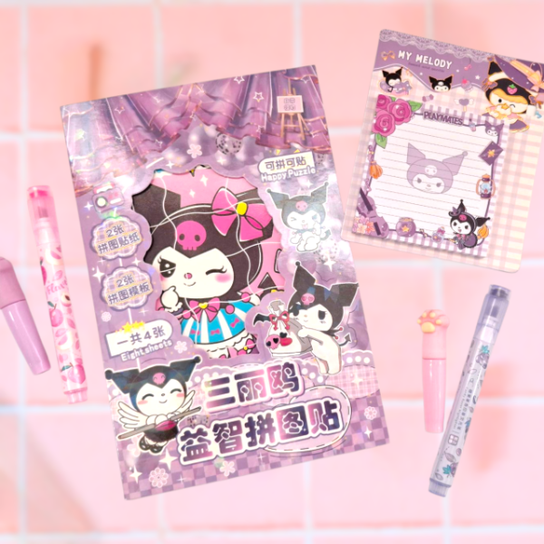 Producto - Pack x 2 planchas imán Kuromi