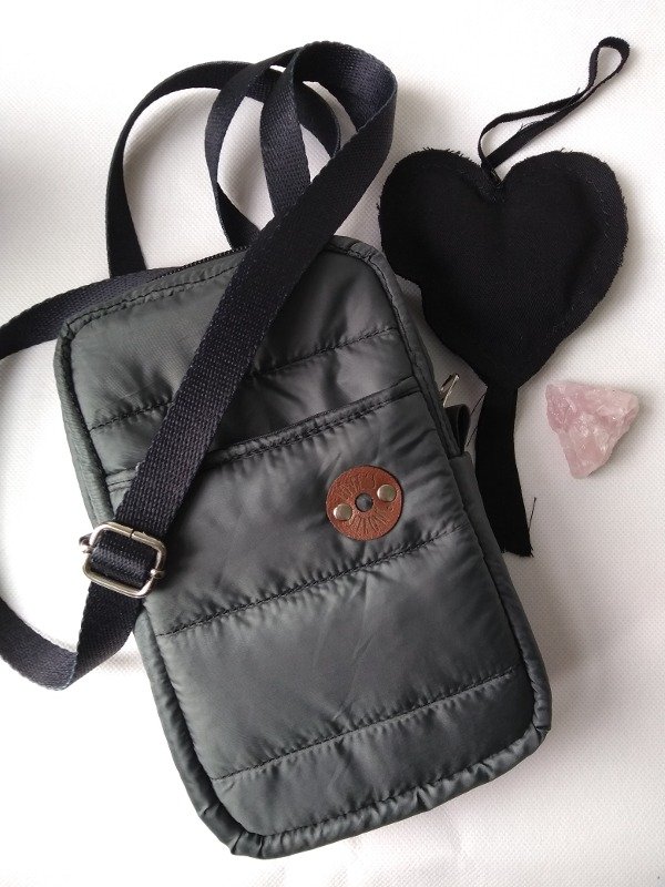 Producto - Mini Bag "La Plata" oliva y negro