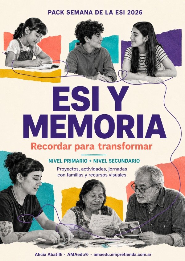 Producto - Pack SEMANA DE LA ESI 2026 (Primaria y Secundaria)