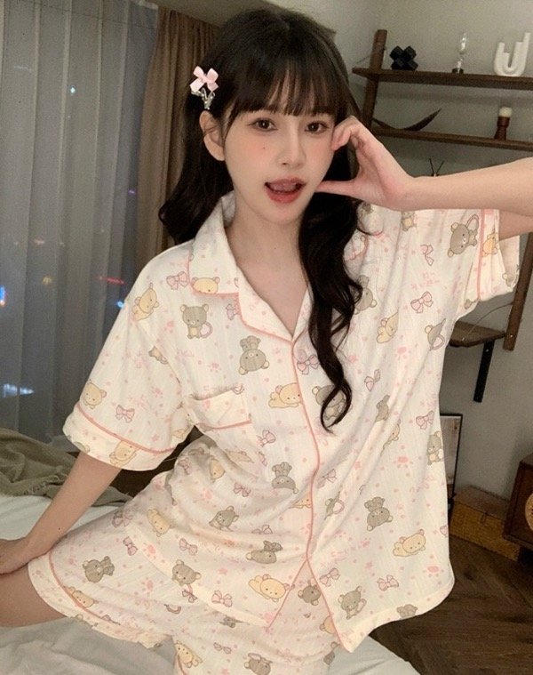 Producto - Pijama Rilakkuma Cute 3 Piezas