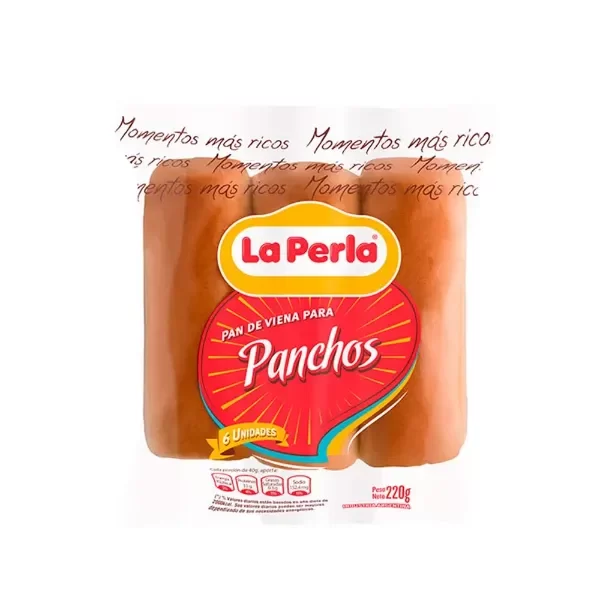 Producto - PAN LA PERLA PARA PANCHOS X6UNID