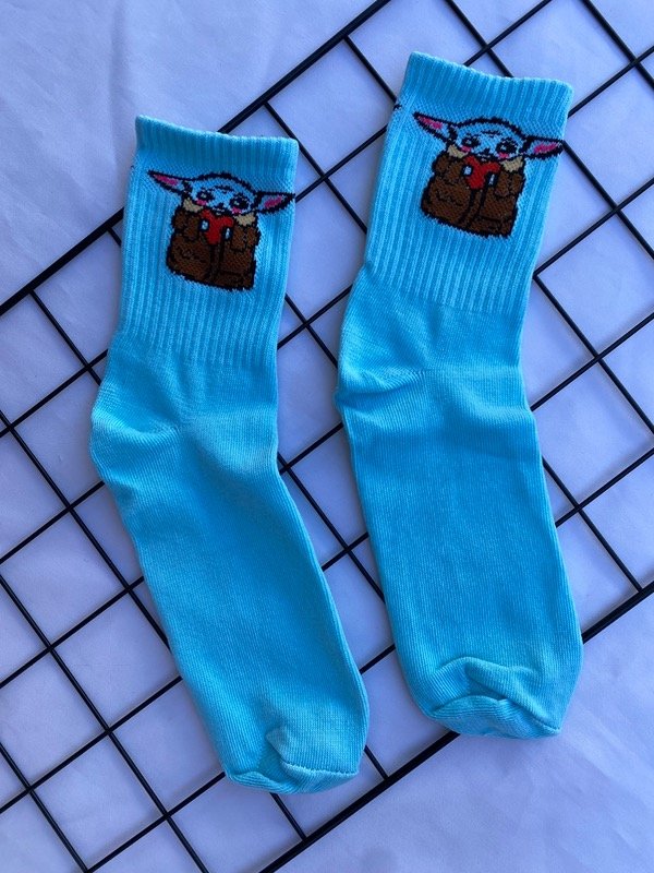 Producto - Medias 3/4, yoda corazón