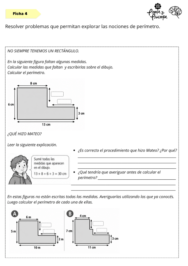 Producto - PERÍMETRO Y ÁREA: 6to GRADO - 9