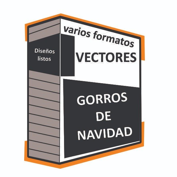 Producto - Vectores Gorros Navidad Papá Noel Santa Claus