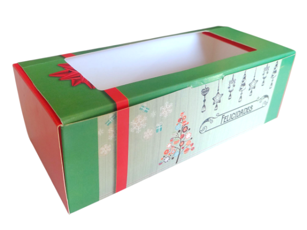 Producto - Caja Budin Fantasía 22x10x7cm cod. 2141
