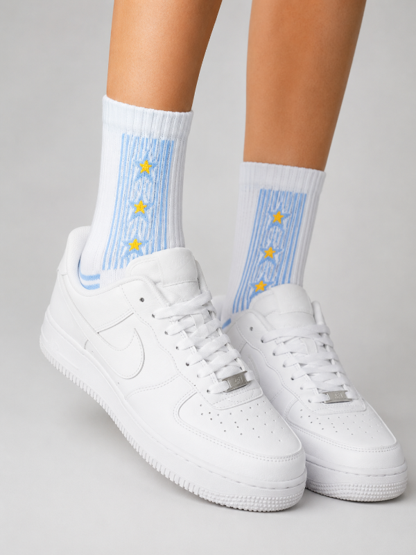 Producto - MEDIAS 3/4 PREMIUM 3 ESTRELLAS BLANCO