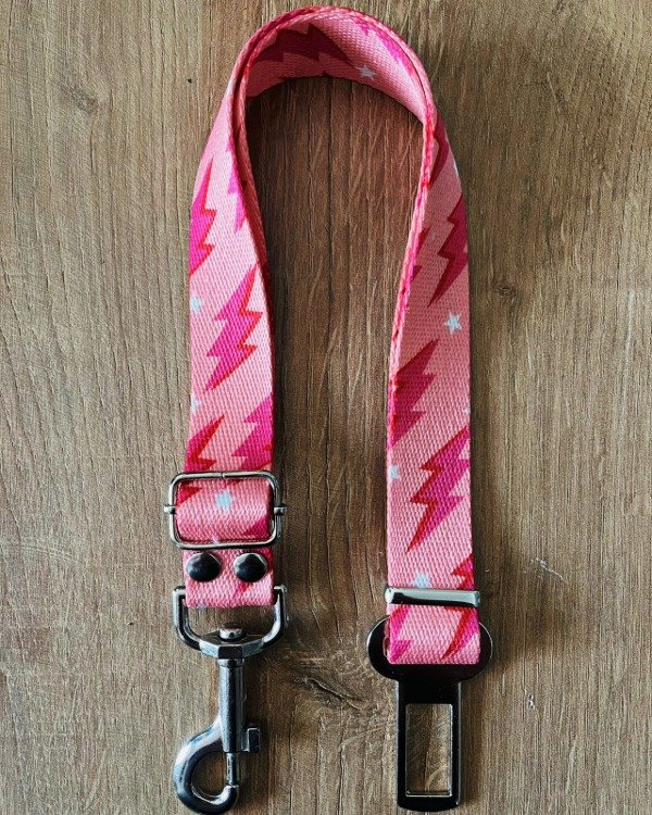 Producto - Cinturon de seguridad RAYOS PINK