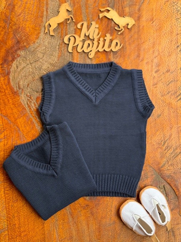 Producto - Chaleco Oversize Azul - 0