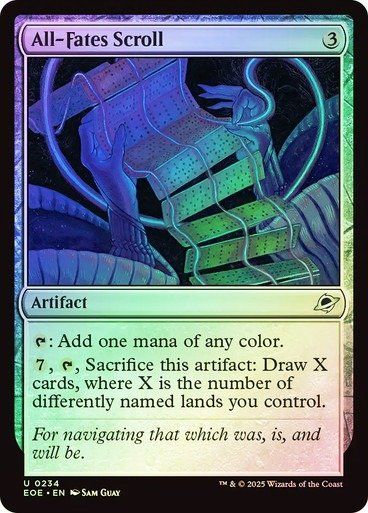Producto - All-Fates Scroll #234 Foil  Edge of Eternities