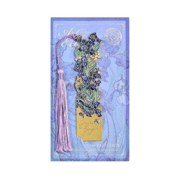 Producto - Señalador Metálico Premium Van Gogh Lirios