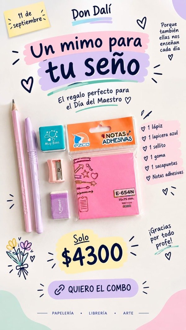 Producto - Set para Regalar a tu Seño !!
