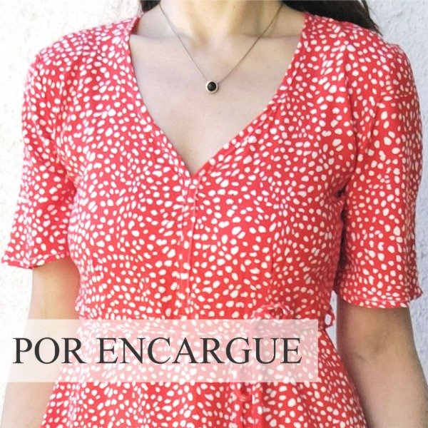 Producto - VESTIDO JANE Fibrana Rojo