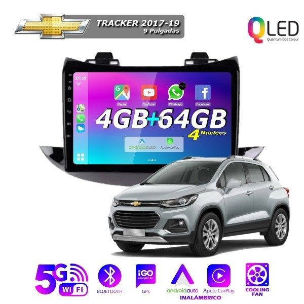 Producto - MULTIMEDIA CHEVROLET TRAKER 2017/19- 9" CON CAR PLAY Y ANDROID AUTO