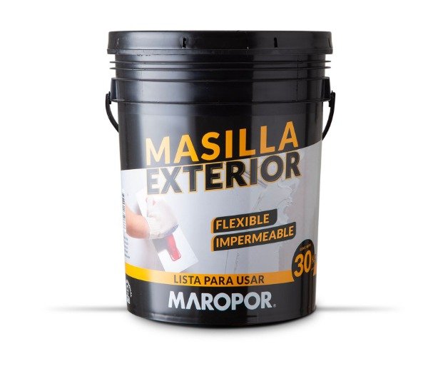Producto - Masilla Exterior MAROPOR - Balde 30 kg.