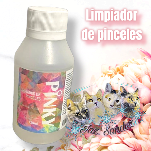 Producto - LIMPIADOR DE PINCELES PINKY 120ML