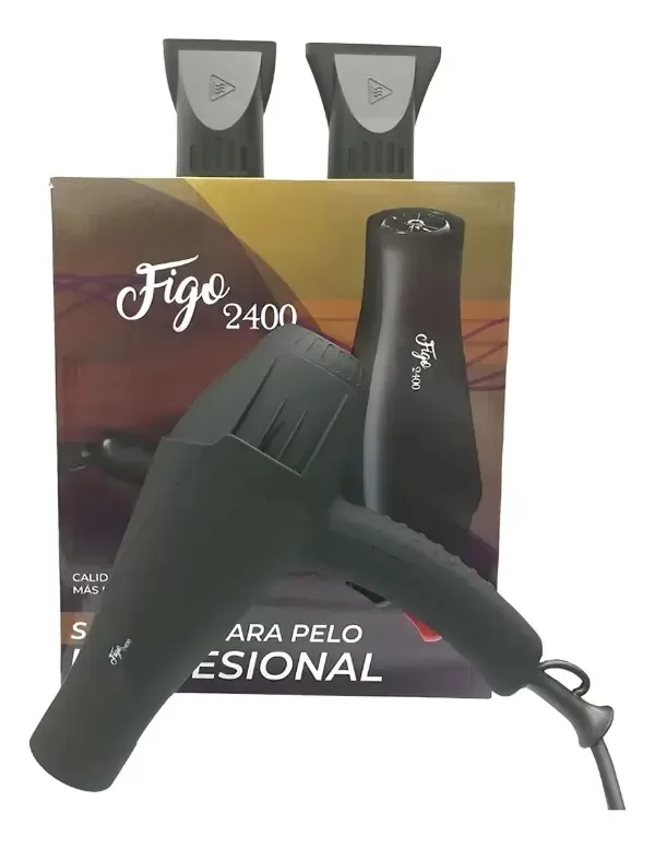 Producto - Secador De Pelo Profesional 2400w - Figo Color Negro