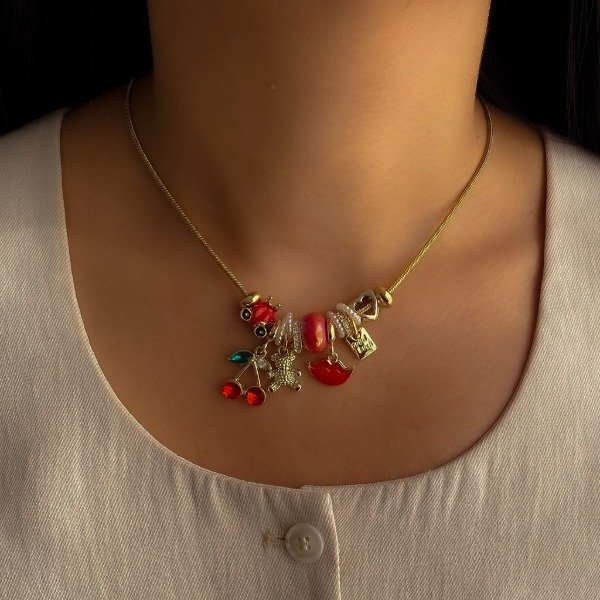 Producto - CONJUNTO PANDORA ROJO